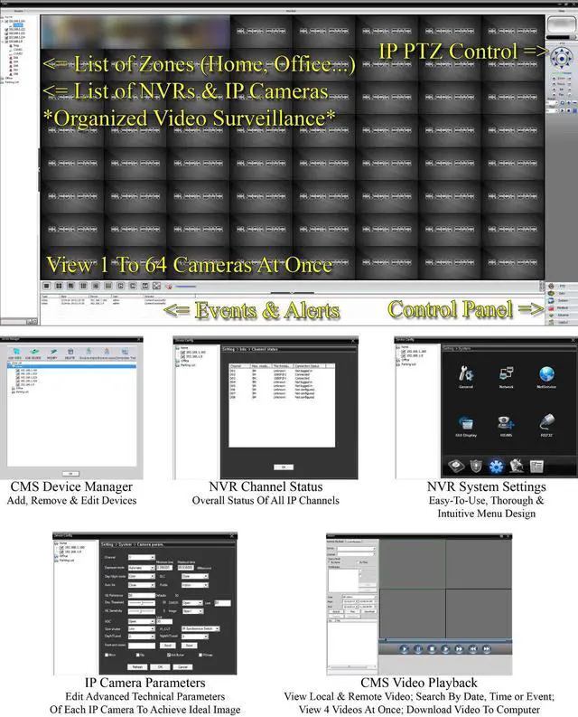 Alt view image 5 of 6 - 1080P 2MP HD IP PoE Hidden/Spy Security Camera With Built-In MICROPHONE: 3.7mm Wide Angle Lens, 48x 940nm "Invisible" IR LEDs For Nightvision, ONVIF Certified, P2P/Mobile View