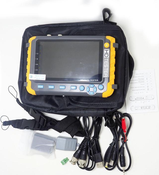 Alt view image 6 of 7 - 5 Inch CCTV Tester 5MP AHD 5MP TVI 4MP CVI CVBS Coaxial HD Video Monitor Tester Analog Video Test UTP Cable Test VGA / HDMI Input DC12V Output Camera Tester