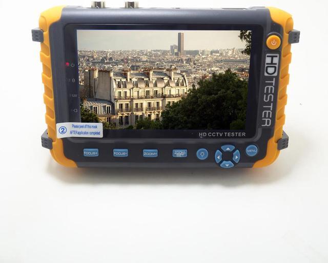 Alt view image 4 of 7 - 5 Inch CCTV Tester 5MP AHD 5MP TVI 4MP CVI CVBS Coaxial HD Video Monitor Tester Analog Video Test UTP Cable Test VGA / HDMI Input DC12V Output Camera Tester