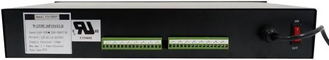 Alt view image 2 of 3 - Rack Mount Power Supply 16 Channel 12V DC CCTV 13Amps Output 16ch Security Camera