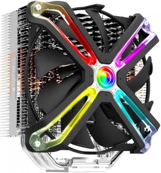 Main image of Zalman 17X High Performance CPU Air Cooler, 200W TDP 140mm Dual-Blade ARGB Spider Fan, for Intel LGA 1200/1151/2066/2011/X99/X79, AMD AM4/AM3, 5 Heat Pipes