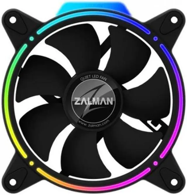 Alt view image 6 of 9 - ZALMAN ZM-RFD120 Addressable RGB LED Case Fan Front / Rear Double Spectrum effect Long Life Hydraulic Bearing