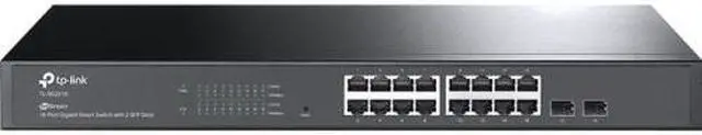 Alt view image 7 of 10 - TL-SG2218 JetStream 16-Port Gigabit Smart Switch with 2 SFP Slots