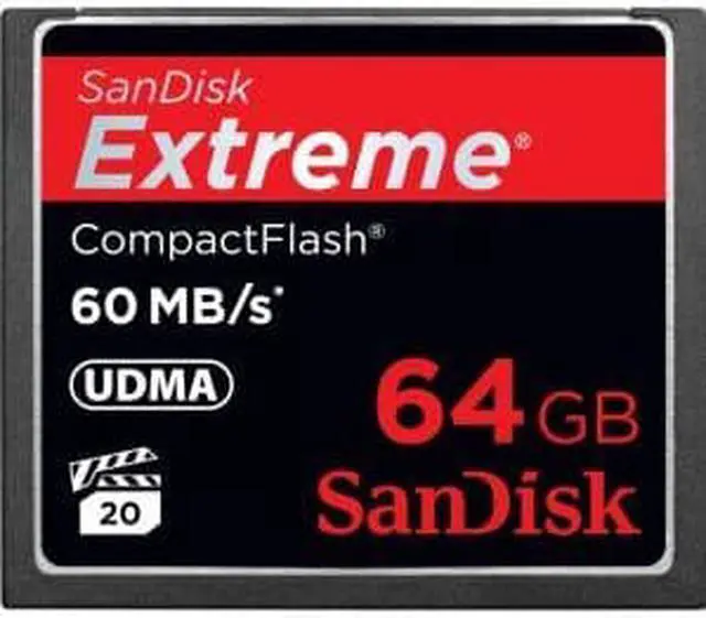 Alt view image 3 of 20 - SanDisk Extreme 64 GB CompactFlash
