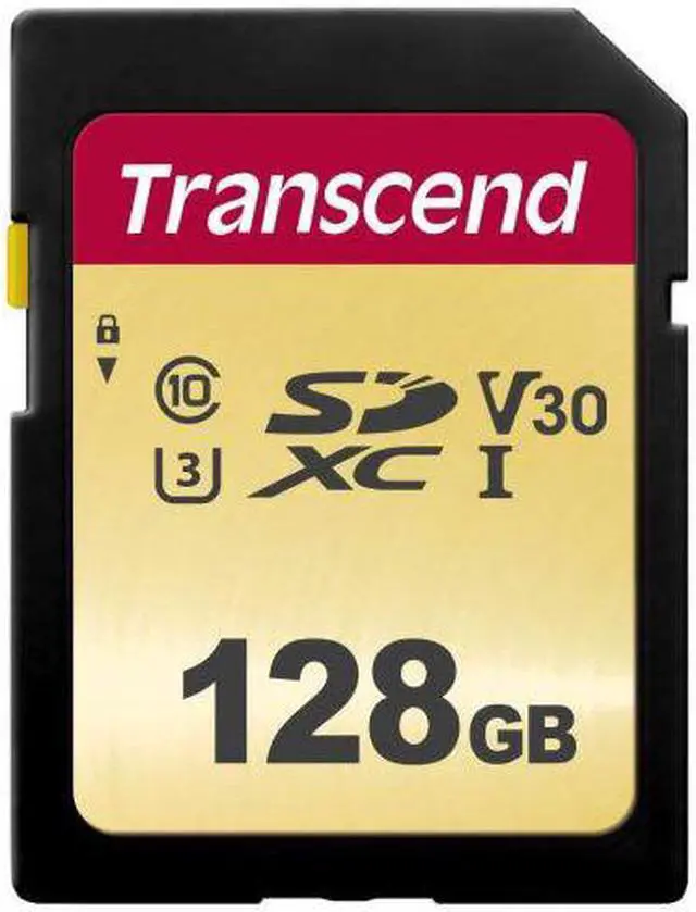 Alt view image 3 of 18 - 128GB Transcend 500S SDXC UHS-I U3 V30 SD Memory Card CL10 95MB/sec MLC Flash