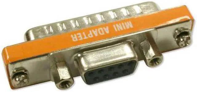 Main image of DB9 F/ to DB25 M Mini AT Serial Adapter