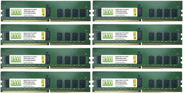 128GB 8x16GB DDR4-2933 PC4-23400 RDIMM Memory for Apple Mac Pro