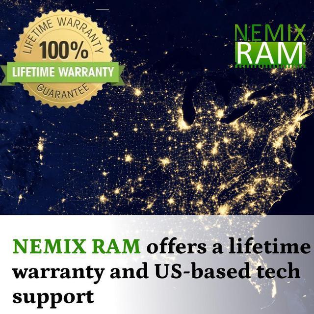 Alt view image 5 of 5 - NEMIX RAM 1GB (1x1GB) DDR2-667MHz PC2-5300 2Rx8 1.8V SODIMM Laptop Memory