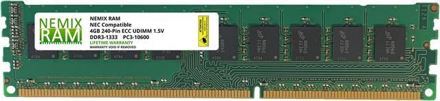 NEMIX RAM N8102-417F for NEC Express5800/GT110d-S 4GB (1x4GB) ECC Memory