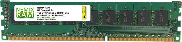 HP 664695-001 4GB (1x4GB) DDR3 1333 (PC3 10600) ECC Unbuffered