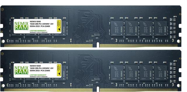 32GB Kit (2 x 16GB) DDR4-2933 PC4-23400 NON-ECC Unbuffered Desktop