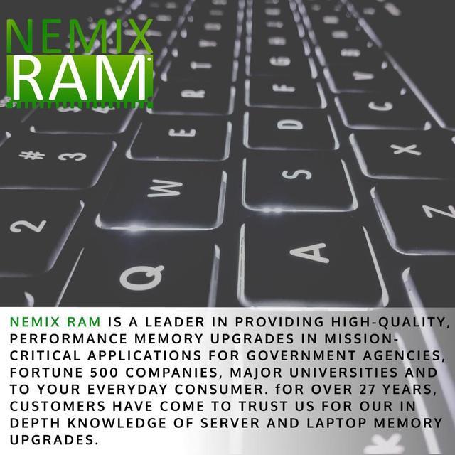 Alt view image 4 of 5 - NEMIX RAM 1GB (1x1GB) DDR2-667MHz PC2-5300 2Rx8 1.8V SODIMM Laptop Memory