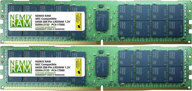 NEMIX RAM NE3302-H044F for NEC Express5800/A2010c 128GB (2x64GB) LRDIMM  Memory