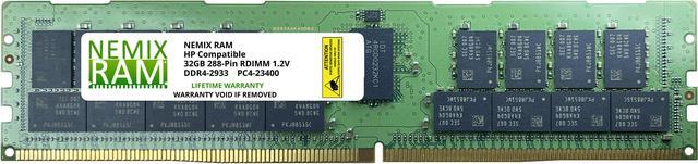 32GB RDIMM Memory for HP ProLiant DL580 G10 Server DDR4-2933 by Nemix Ram