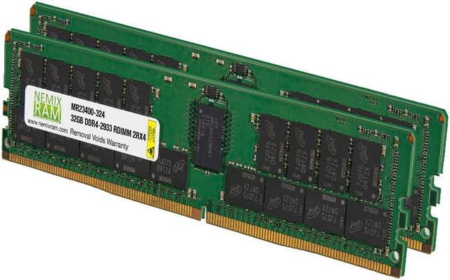 NEMIX RAM 64GB 2x32GB DDR4-2933 PC4-23400 2Rx4 ECC Registered