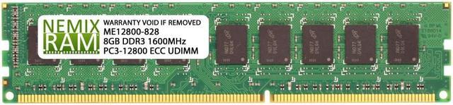 HP 677034-001 8GB (1x8GB) DDR3 1600 (PC3 12800) ECC Unbuffered UDIMM Memory  by NEMIX RAM