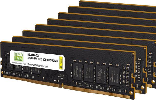 256GB Kit (8 x 32GB) DDR4-3200 NON-ECC Desktop Memory by RAM Desktop - Newegg.com