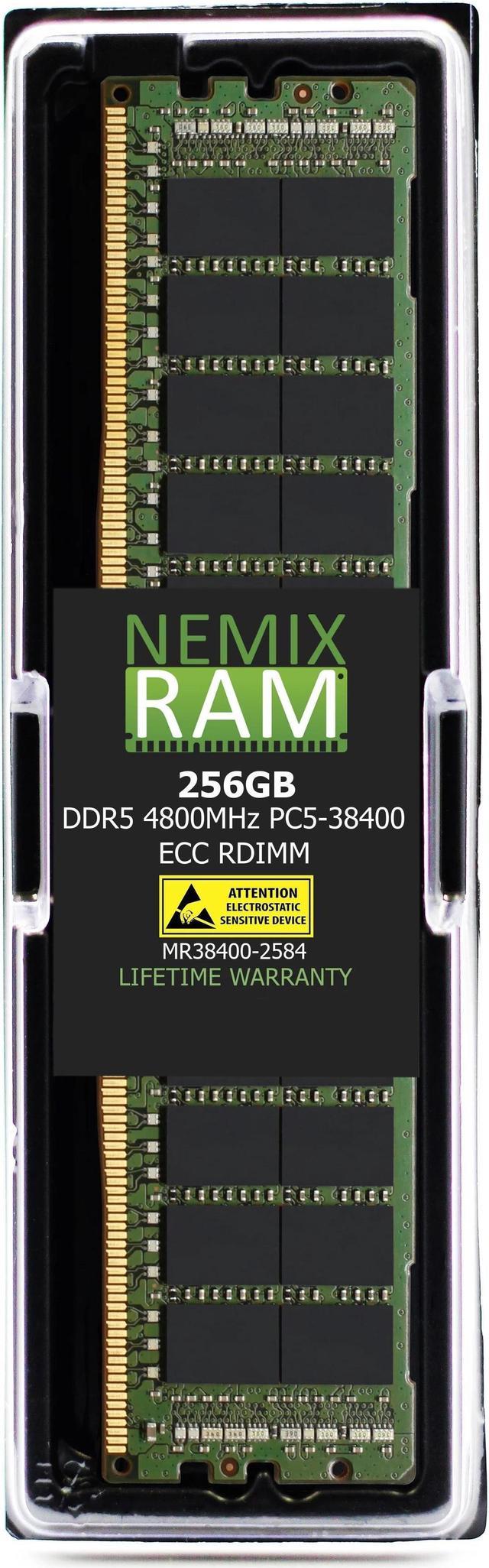 NEMIX RAM 256GB DDR5 4800MHz PC5-38400 ECC RDIMM Compatible with Hynix  HMCT14MEERA150N 