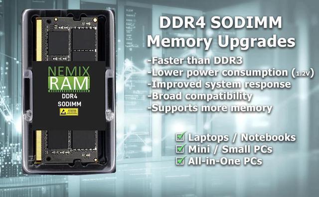 Alt view image 4 of 6 - NEMIX RAM 128GB (4X32GB) DDR4 2666MHZ PC4-21300 2Rx8 1.2V CL19 260-PIN Non-ECC SODIMM KIT Compatible with Apple iMac Mac Mini Computers