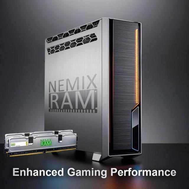Alt view image 3 of 4 - NEMIX RAM Silverline PC Gaming Memory 32GB (4X8GB) DDR4 3200MHZ PC4-25600 CL22 Non-ECC Unbuffered UDIMM KIT