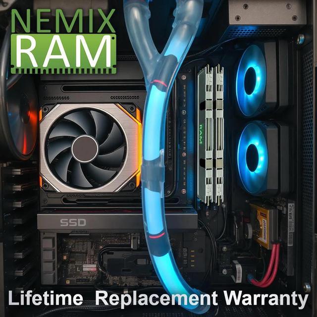 Alt view image 4 of 4 - NEMIX RAM Silverline PC Gaming Memory 32GB (4X8GB) DDR4 3200MHZ PC4-25600 CL22 Non-ECC Unbuffered UDIMM KIT