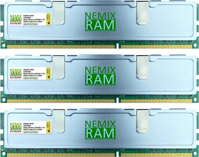 廉価 NEMIX RAM 8GB (1x8GB) DDR3-1600MHz PC3-12800 Non-ECC UDIMM 2Rx8 デスクトップ 