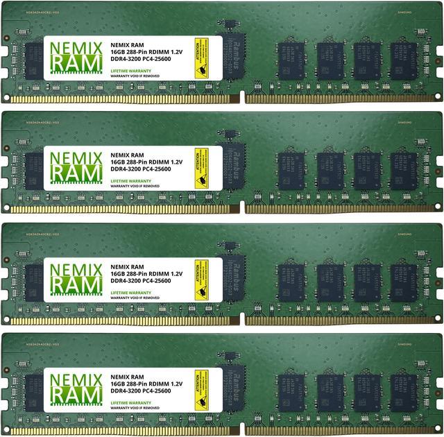 NEMIX RAM 512GB 8x64GB DDR4-3200 PC4-25600 2Rx4 RDIMM ECC