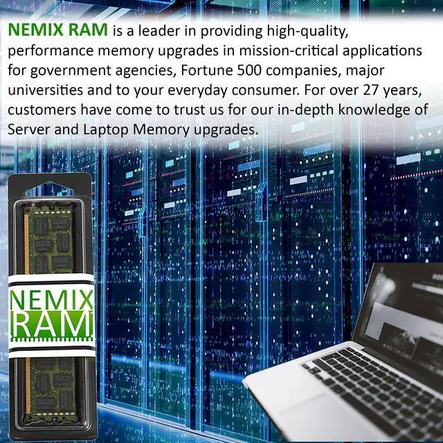 Alt view image 5 of 6 - NEMIX RAM 32GB (1X32GB) DDR4 3200MHZ PC4-25600 2Rx8 1.2V 260-PIN Non-ECC SODIMM Laptop PC Memory