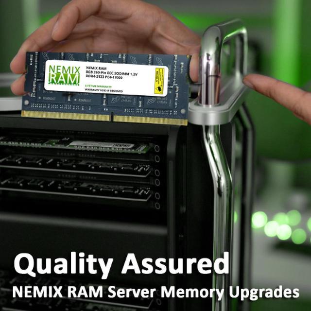 16GB Kit 2x8GB DDR4-2400 PC4-19200 ECC SODIMM 2Rx8 Memory by NEMIX