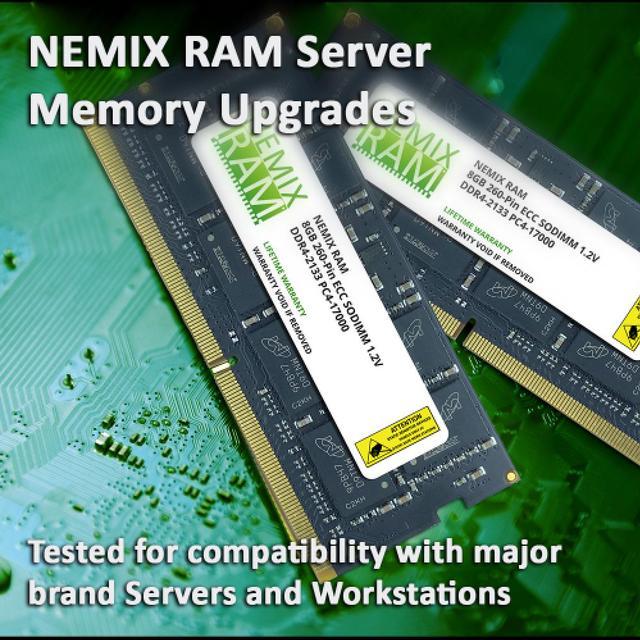 32GB Kit 2 x 16GB DDR4-2666 PC4-21300 ECC Sodimm 2Rx8 Memory by