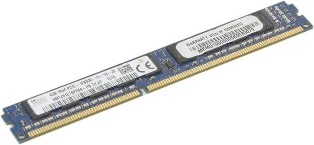 Main image of Supermicro Certified MEM-DR340L-HV03-EU16 Hynix 4GB DDR3-1600 1Rx8 1.35V VLP ECC Un-Buffer RoHS Memory
