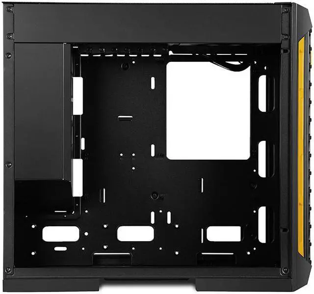 Alt view image 4 of 5 - Geometric Future M6 Raphael Mid Tower 12" x11MB /ATX Gaming Case, Combination of 4mm Glass/0.8 mm Steel with Vertical Air Duct design, Support 360 Radiator, Vertical GPU Mount,GEO-M6-RA(PC Case ONLY)