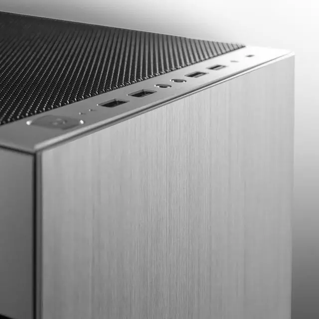 Alt view image 7 of 7 - Geometric Future M8 Dharma Mid Tower E-ATX/ATX Gaming Case, Aluminum/Glass/1.0 mm Steel, Vertical Air Duct design, Support Type C, 420/360 Radiator, Vertical GPU Mount, GEO-M8-DHA (PC Case ONLY)