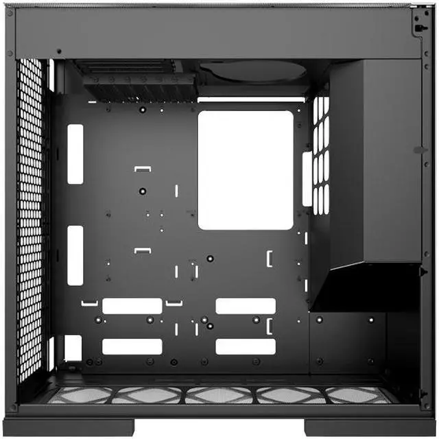 Alt view image 6 of 7 - Geometric Future M8 Dharma Mid Tower E-ATX/ATX Gaming Case, Aluminum/Glass/1.0 mm Steel, Vertical Air Duct design, Support Type C, 420/360 Radiator, Vertical GPU Mount, GEO-M8-DHA (PC Case ONLY)