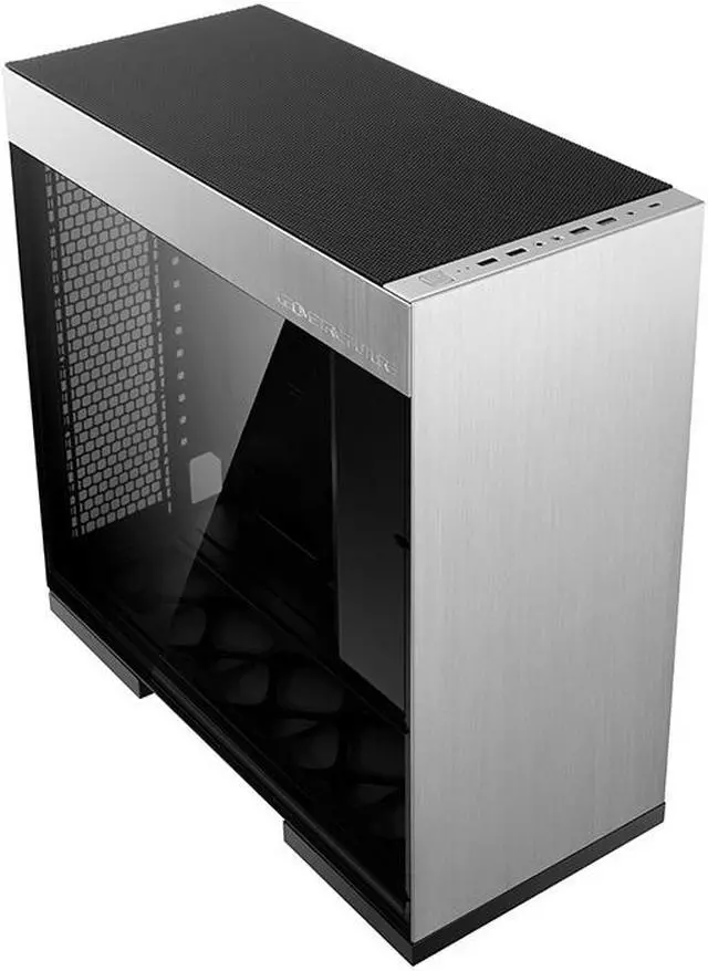 Alt view image 4 of 7 - Geometric Future M8 Dharma Mid Tower E-ATX/ATX Gaming Case, Aluminum/Glass/1.0 mm Steel, Vertical Air Duct design, Support Type C, 420/360 Radiator, Vertical GPU Mount, GEO-M8-DHA (PC Case ONLY)