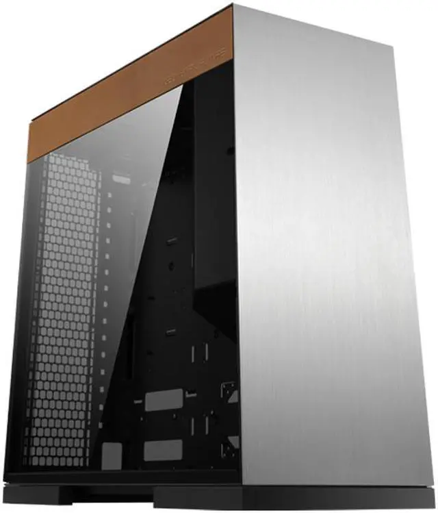 Alt view image 7 of 7 - Geometric Future M8 Cowboy Mid Tower E-ATX/ATX Gaming Case, Aluminum/Cowhide/Glass/1.0mm Steel, Vertical Air Duct design, Support Type C, 420/360 Radiator, Vertical GPU Mount, GEO-M8-COW (Case ONLY)