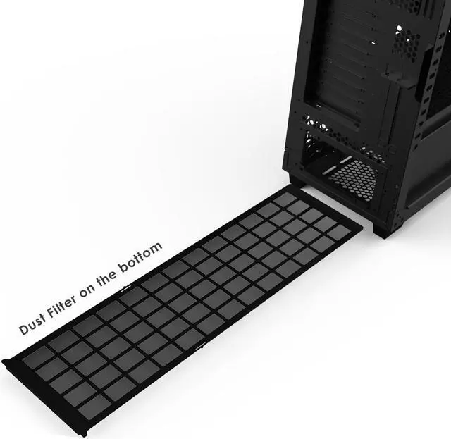 Alt view image 5 of 7 - anidees AI Raider XL Full Tower Tempered Glass XL-ATX/E-ATX/ATX Gaming Case, Support 12 x 5.25 Drive Bay 480/360 Radiator, AI-RA-XL (PC Case ONLY)