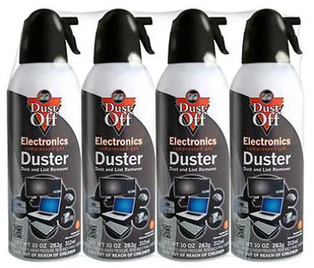 Alt view image 4 of 6 - Dust-Off Compressed Gas Duster - 4 Pack