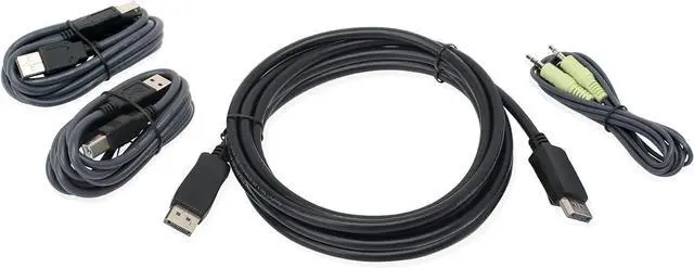 Main image of IOGEAR DisplayPort USB KVM Cable Kit with (TAA) Audio (G2L903UTAA3)