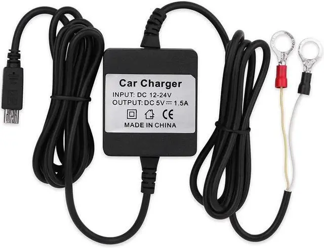 Main image of Winnes GPS Tracker Car Battery Charger Mini USB Hard-Wired Car Charger for GPS Tracker Accessories Car Charger for Vehicles for TK905 TK915 TK1000 -USB Charging Cable for TKSTAR Car GPS Tracker