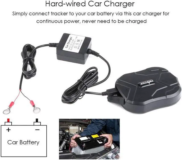 Alt view image 3 of 7 - Winnes GPS Tracker Car Battery Charger Mini USB Hard-Wired Car Charger for GPS Tracker Accessories Car Charger for Vehicles for TK905 TK915 TK1000 -USB Charging Cable for TKSTAR Car GPS Tracker