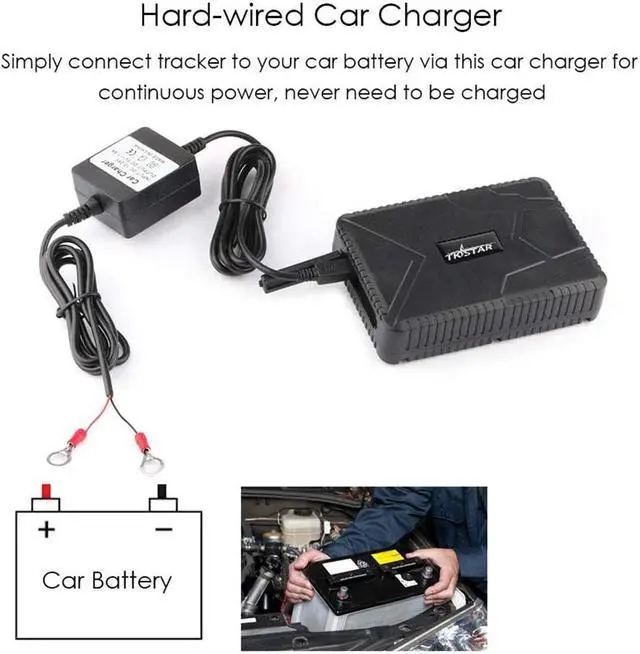 Alt view image 4 of 7 - Winnes GPS Tracker Car Battery Charger Mini USB Hard-Wired Car Charger for GPS Tracker Accessories Car Charger for Vehicles for TK905 TK915 TK1000 -USB Charging Cable for TKSTAR Car GPS Tracker