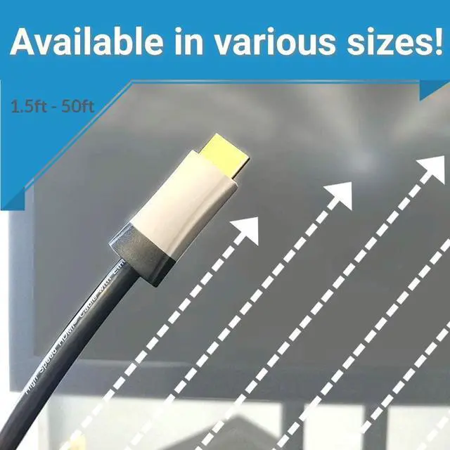 Alt view image 17 of 18 - C2G 50635 Select Standard Speed HDMI Cable with Ethernet M/M, in-Wall CL2-Rated (40 Feet, 12.19 Meters)