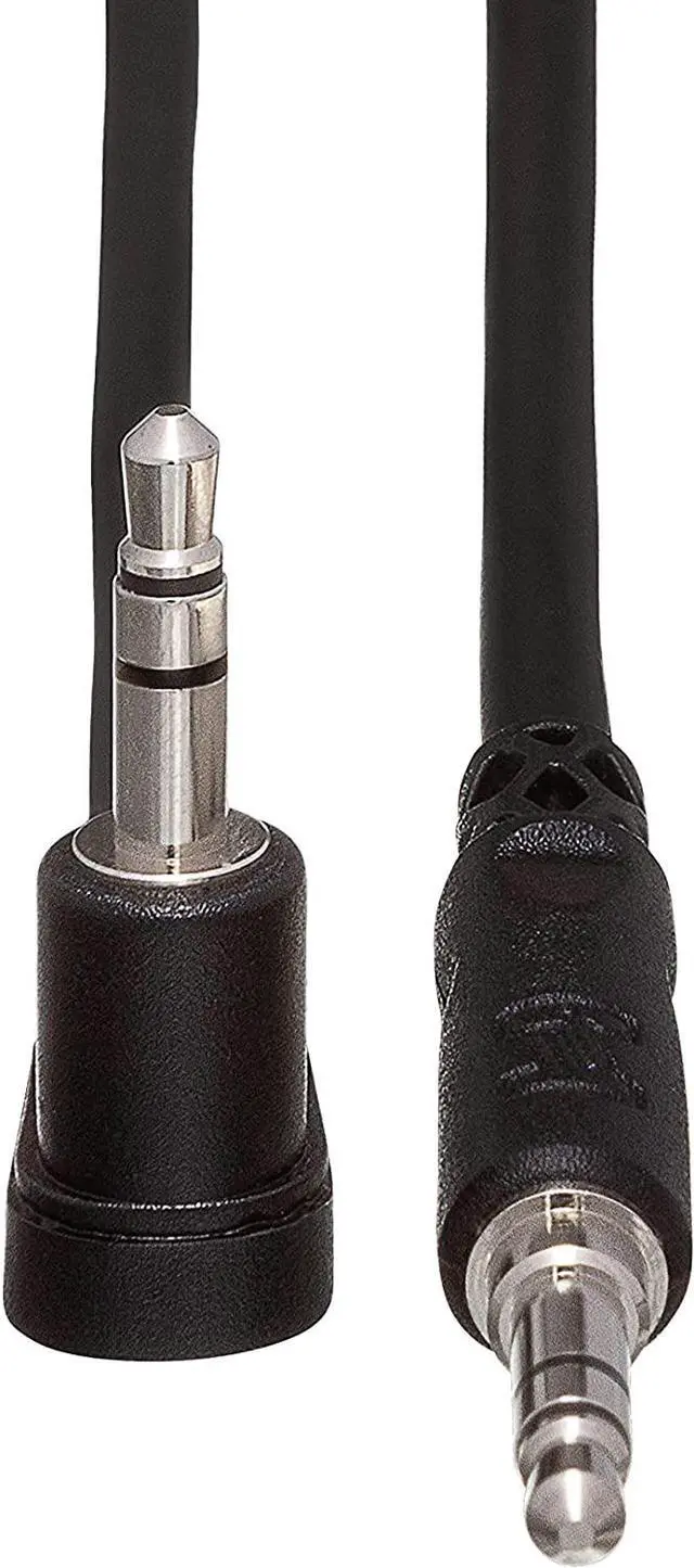 Alt view image 8 of 11 - Hosa CMM-105R 5-Feet Stereo Mini Male to Stereo Angled Mini Male Cable