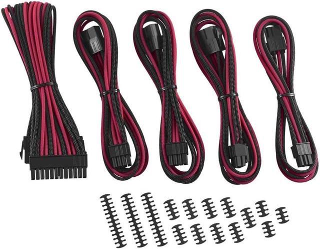 CableMod Pro ModMesh Sleeved Cable Extension Kit (Red)-