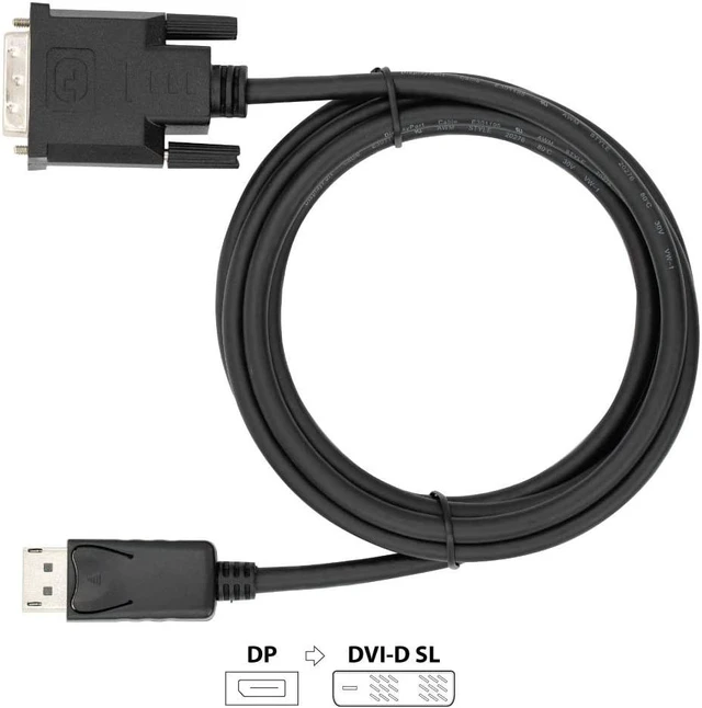 Alt view image 5 of 5 - VisionTek Products DisplayPort to SL DVI 1.8M Active Cable (M/M) - 900799