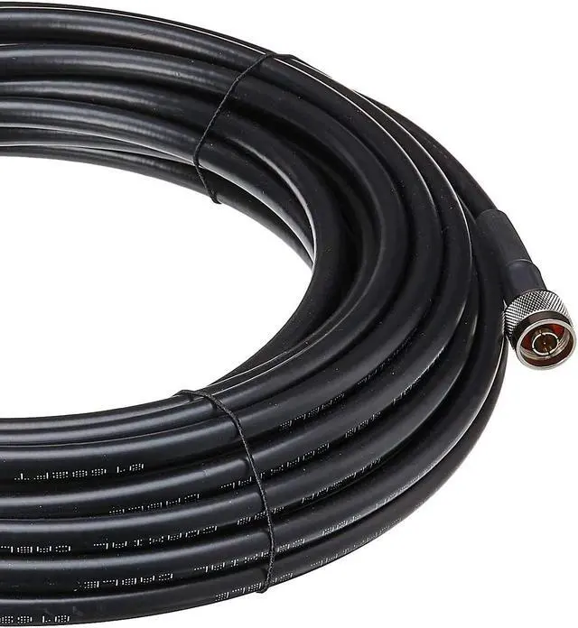 Alt view image 2 of 4 - Wilson Electronics 50 ft. Black WILSON-400 Ultra Low Loss Coax Cable (N-Male to NMale)