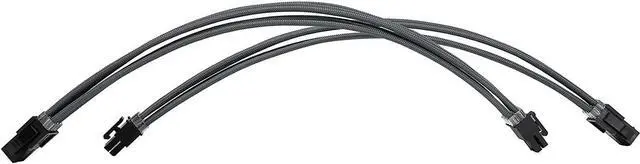 Alt view image 6 of 6 - Formulamod Sleeve Extension Power Supply Cable Kit 18AWG ATX 24P+ EPS 8-P+PCI-E8-P with Combs for PSU to Motherboard/GPU (Grey)