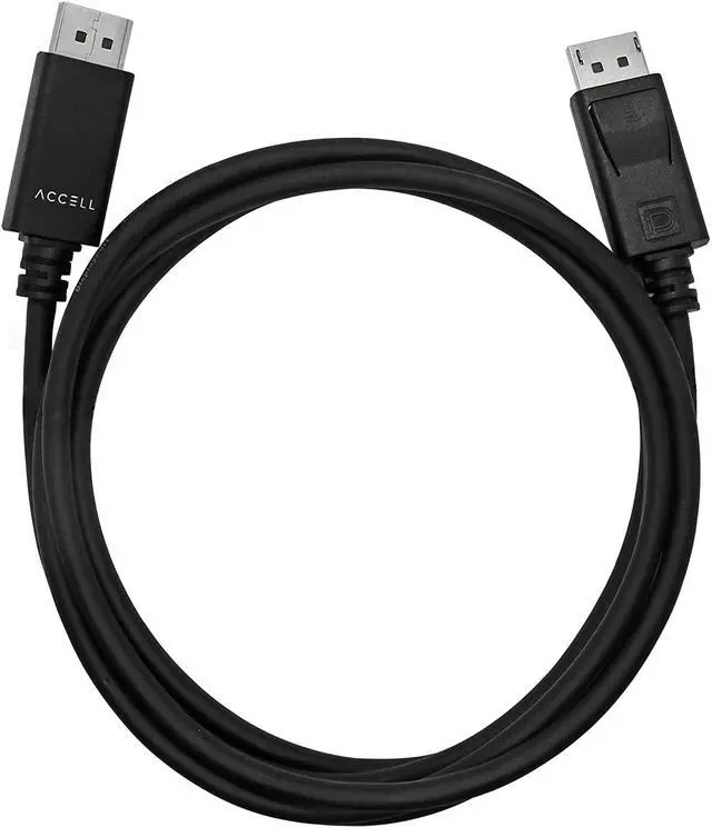 Alt view image 2 of 9 - Accell B088C-013B-23 DisplayPort to DisplayPort Version 1.4 Cable, 13ft / 4m, poly bag, Black