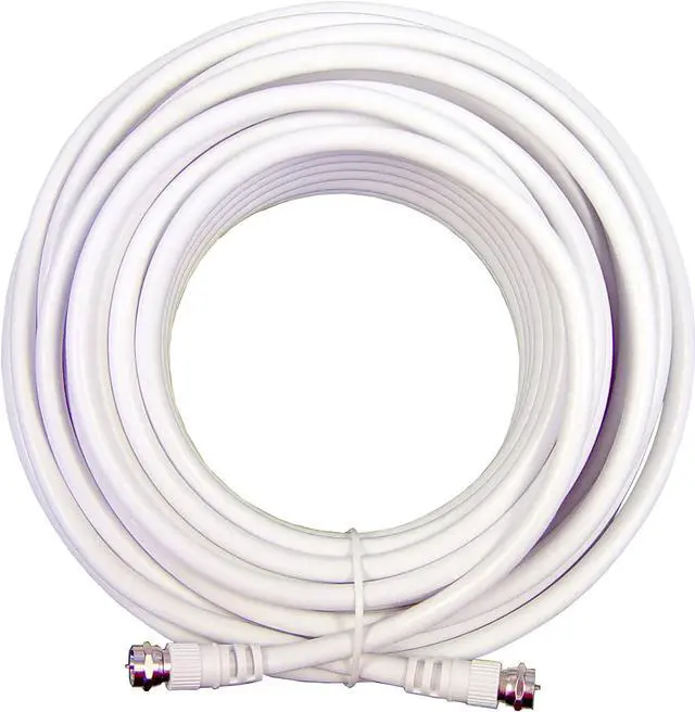 Main image of RG6 20 Feet Low Loss Coax Extention Cable (White)